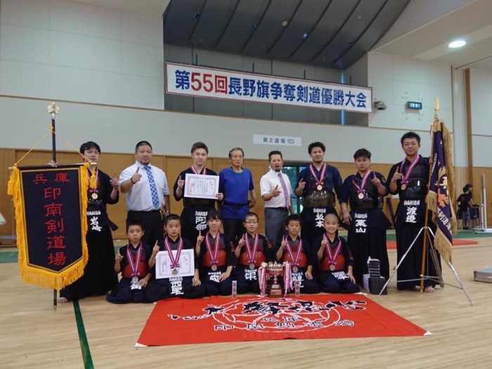 2019.8.4 長野旗大会 一般優勝🏆  小学生準優勝🥈でした！