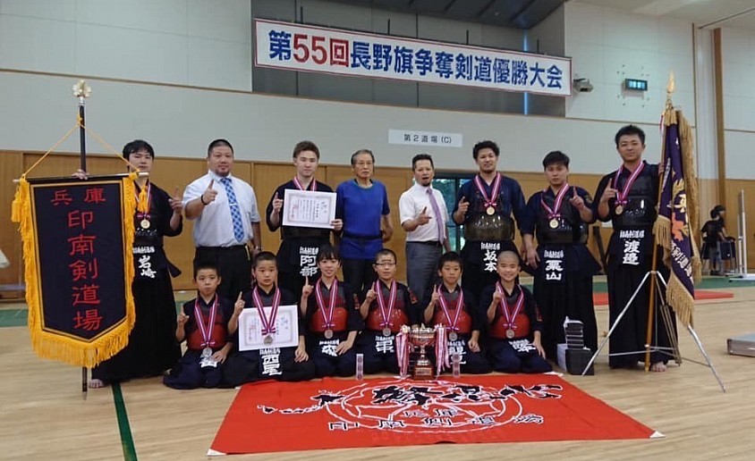 2019.8.4 長野旗大会 一般優勝🏆  小学生準優勝🥈でした！