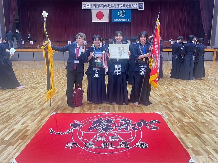 2022.10.10 寺西杯　中学生女子優勝❗️